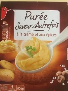 Puree Saveur d'autrefois aux epices, lait et creme