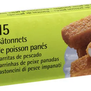 Bâtonnets de poisson panés