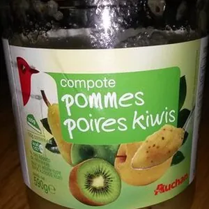 compote pommes poires kiwis