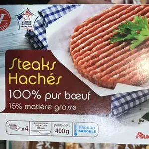 Steaks hachés pur bœuf