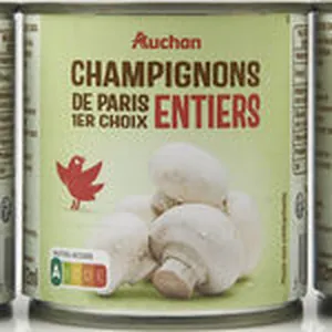 Champignons de Paris entiers 1er choix