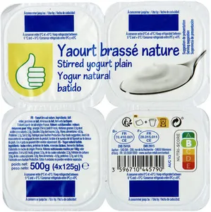 Yaourt brassé nature