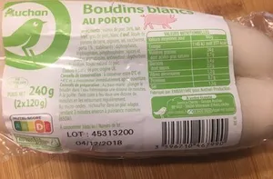 Boudins blanc au Porto