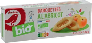 Barquettes à l'abricot Bio