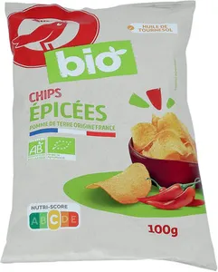 Auchan BIO Chips épicées
