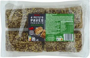 Petits pavés aux céréales précuits
