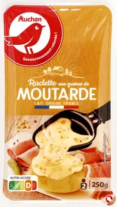 Raclette aux graines de moutarde