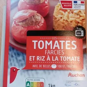 Tomates farcies et riz à la tomate