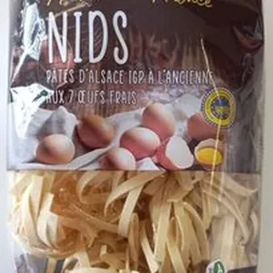 NIDS pâtes d'alsace IGP à l'ancienne aux 7 œufs frais