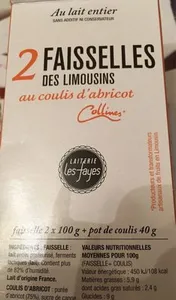 2 faisselles abricot