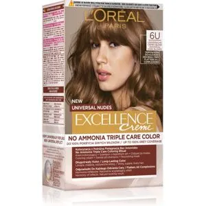 L’Oréal Paris Excellence Universal Nudes Permanent hårfärgningsmedel Skugga 6U 1 st.