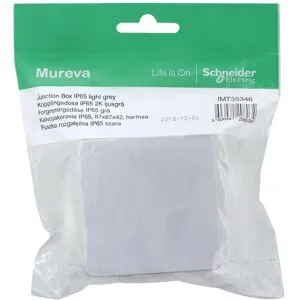 Schneider Electric Imt35346 Kopplingsdosa Ip65, 2k, Vattentät Ljusgrå, Installationsmaterial