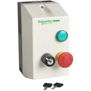Schneider Electric Skolkontaktor, LE1-D, låsbart vred