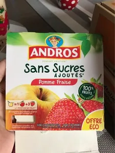 Compotes pomme fraise