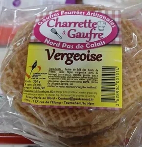 Gaufre fourrée à la vergeoise