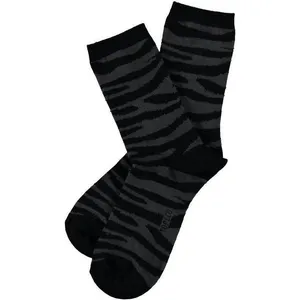 Strumpor Topeco Zebra Mörkgrå