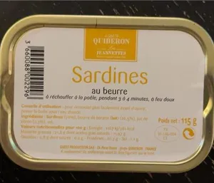 Sardines au beurre