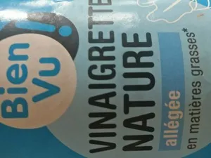 Vinaigrette Nature Allégée Bien Vu,