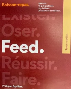 Boisson repas vanille