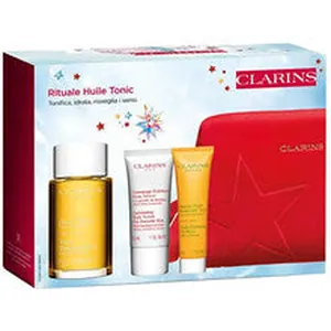 Clarins Ritual Huile Tonic Set - Presentset för kroppsvård