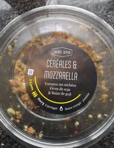 Céréales et mozzarella