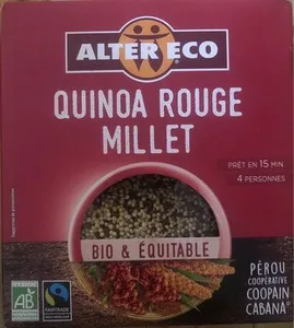 Quinoa rouge millet