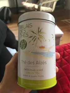 Thé des alizées, pêche et fruits exotiques