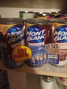 Crèmes dessert au chocolat Mont Blanc