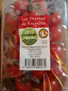 Tomate cerise ronde rouge