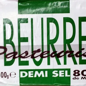 Beurre Pasteurisé Demi-Sel (80 % MG)