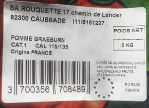 Pomme Braeburn