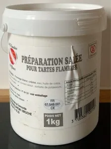 Préparation salée pour tartes flambées