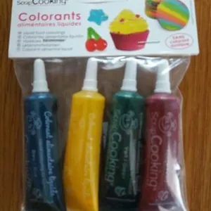 Lot De 4 Colorants Alimentaires - Scrapcooking