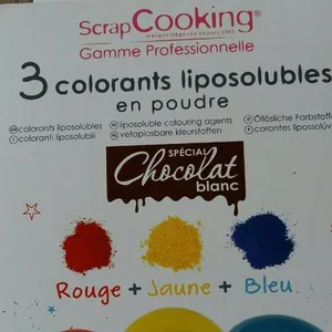 3 Colorants Solubles En Poudre - Scrapcooking