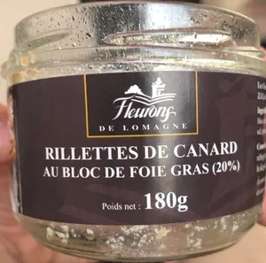 Rillettes de Canard au Bloc de Foie Gras (20%)