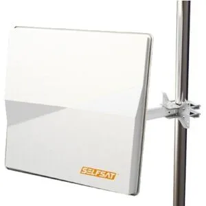 Self sat Parabol Selfsat H50M4 Quad (Kan ta emot två Satellitpositioner)