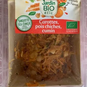 Carottes, pois chiche, culin