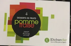 Dessert frais Pomme-Fraise