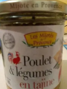 Poulet légumes en tajine