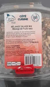 Mélange de fruits secs