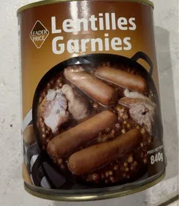 Lentilles garnies