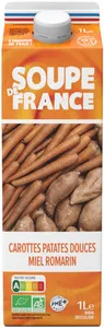 Soupe fraîche carotte miel romarin Bio 1L