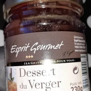 Dessert du verger