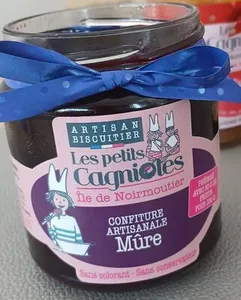 Confiture artisanale mûre