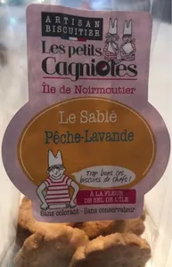 Sablé Pêche-Lavande