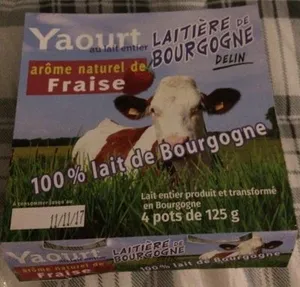 Yaourt arôme naturel de fraise
