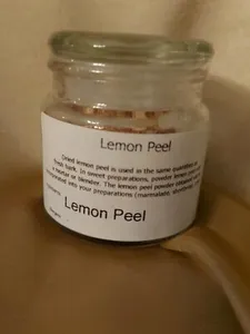 Lemon peel