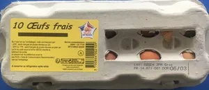 10 oeufs frais