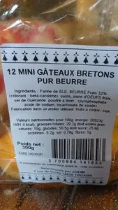 12 Mini Gâteaux Bretons Pur Beurre