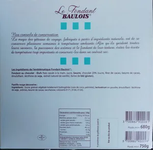 Le fondant baulois